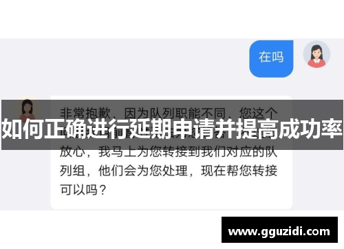 如何正确进行延期申请并提高成功率